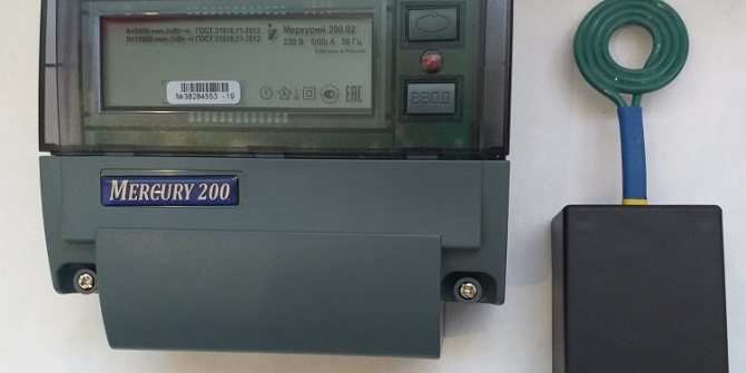 Импульсный прибор с счетчиком Меркурий